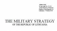 Military Strategy of the Republic of Lithuania 2016