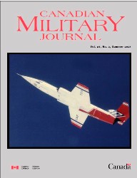 Canadian Military Journal №3 2021